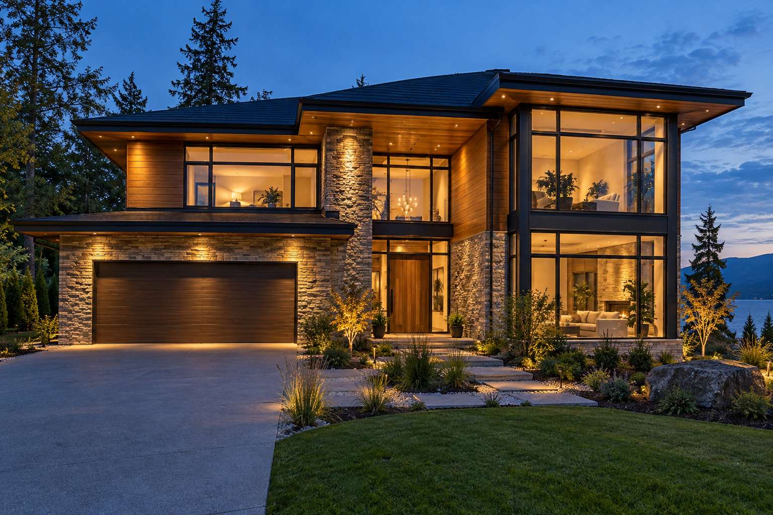 Front of a house in daylight