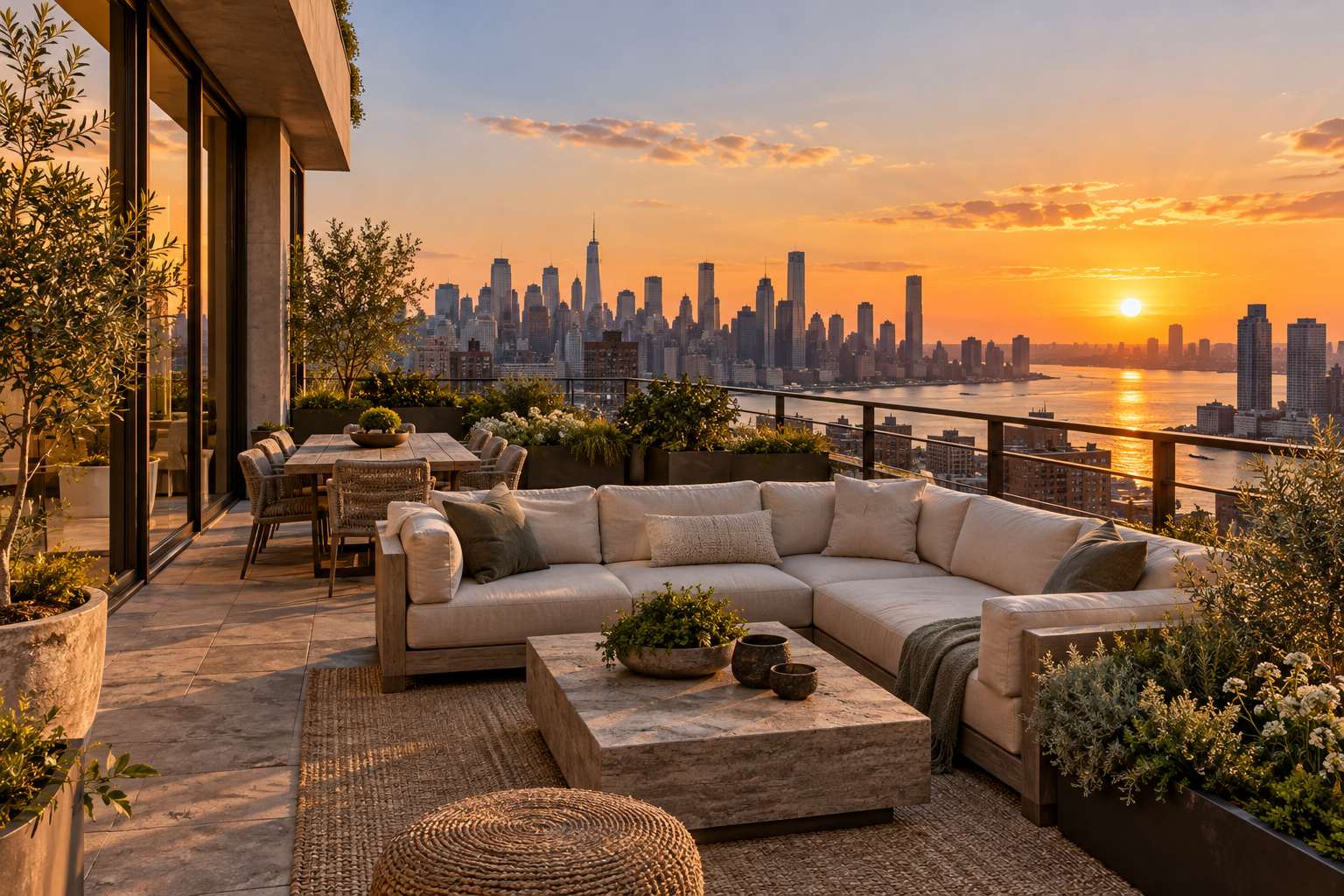 Terrace with outdoor seating
